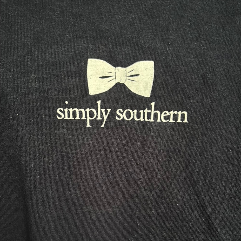 Simply Southern Black long sleeve T-Shirt and aqua long sleeve tshirt